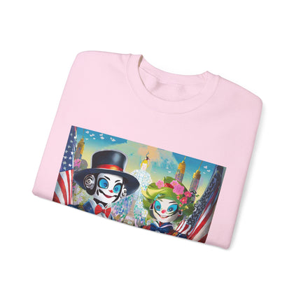 Cyber Punk Warrior Robots Unisex Heavy Blend™ Crewneck Sweatshirt
