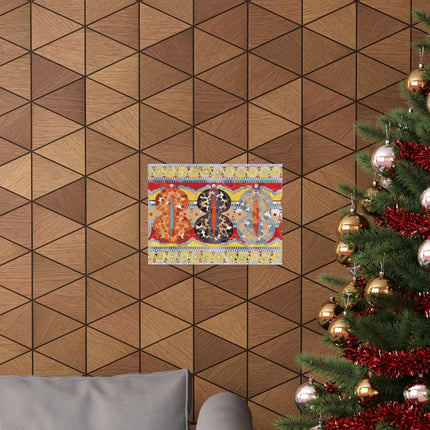 Reproduction of the Shield Frieze by Emile Gilliéron Premium Matte Horizontal Posters