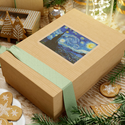 The Starry Night by Vincent Van Gogh Kiss-Cut Stickers (4 Sizes)