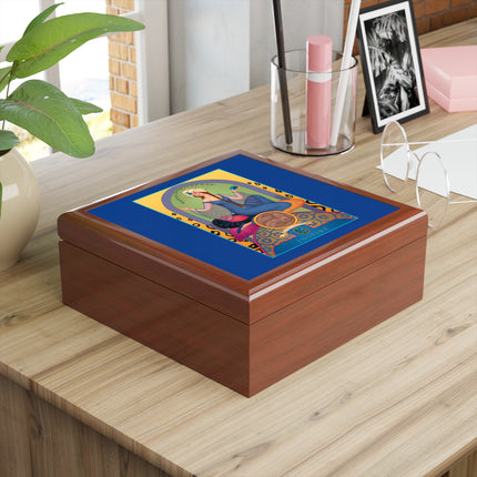 December & Tanzanite (from the Gem Series) by Sofia Chiostri Jewelry Box