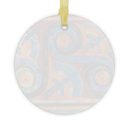 Reproduction of S-Spiral Frieze by Emile Gilliéron Glass Ornament