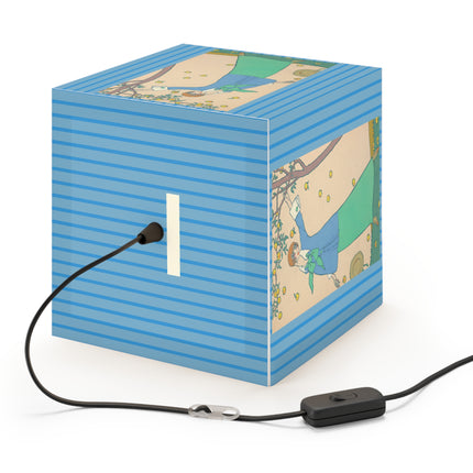 Le Verger by Georges Lepape Light Cube Lamp