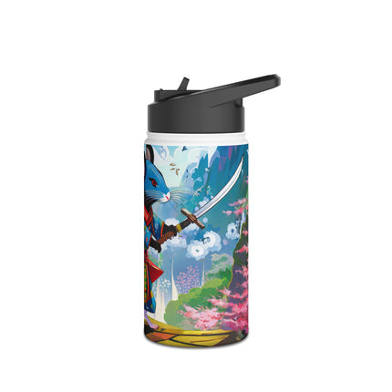 Cyber Samurai Rat Stainless Steel Water Bottle