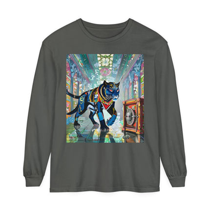 Cyber Panther's Hunt Long Sleeve T-Shirt