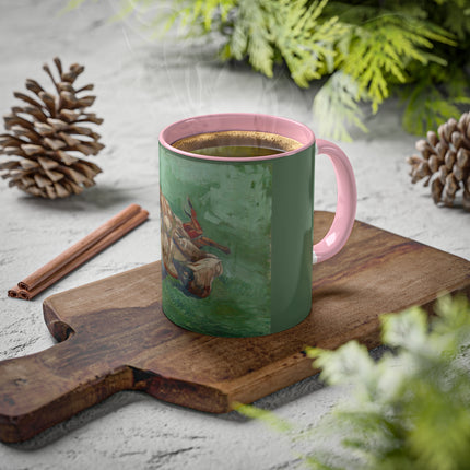 Crab on its Back by Vincent Van Gogh Colorful Mugs, 11oz