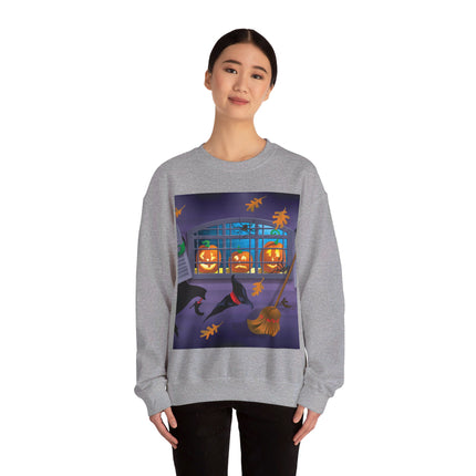 Whimsical Halloween Mischief Unisex Heavy Blend™ Crewneck Sweatshirt