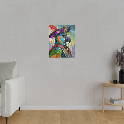 Tech Plumes Matte Canvas, Stretched, 0.75"