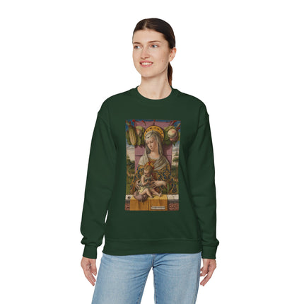 Madonna and Child by Carlo Crivelli Heavy Blend™ Crewneck Sweatshirt