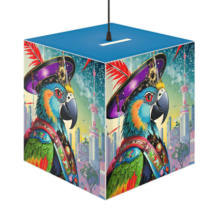 Tech Plumes Light Cube Lamp