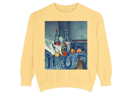The Peppermint Bottle by Paul Cézanne Unisex Garment-Dyed Sweatshirt