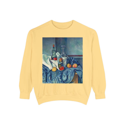 The Peppermint Bottle by Paul Cézanne Unisex Garment-Dyed Sweatshirt