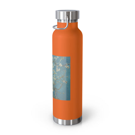 Almond Blossom by Vincent van Gogh Copper Vacuum Insulated Bottle, 22oz