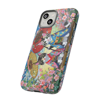 Kimono Kitties Phone Cases