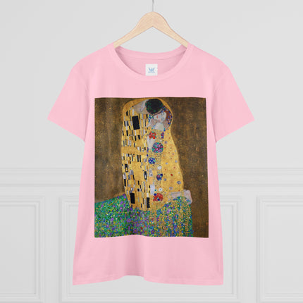 The Kiss by Gustav Klimt Women's Midweight Cotton Tee