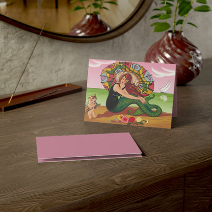 Siren Serenade by Carlo Chiostri Greeting Cards (1, 10, 30, and 50pcs)