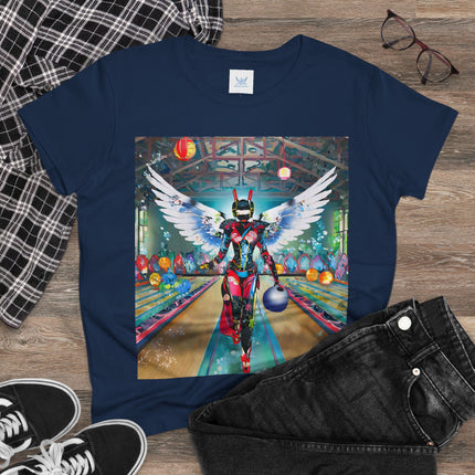 Samurai Robot Angels Cotton Tee
