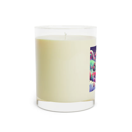 Festive Reindeer Flight Scented Candle - Full Glass, 11oz