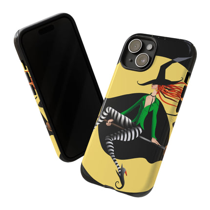 A Witch’s Moonlit Flight Phone Cases