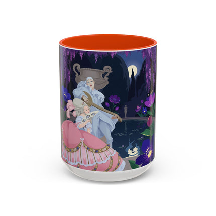 The Moonlit Garden Serenade Colorful Mugs – Art Deco Musical Elegance
