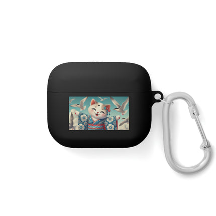 Geisha Kitten by the Seaside AirPods and AirPods Pro Case