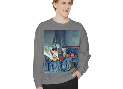 The Peppermint Bottle by Paul Cézanne Unisex Garment-Dyed Sweatshirt