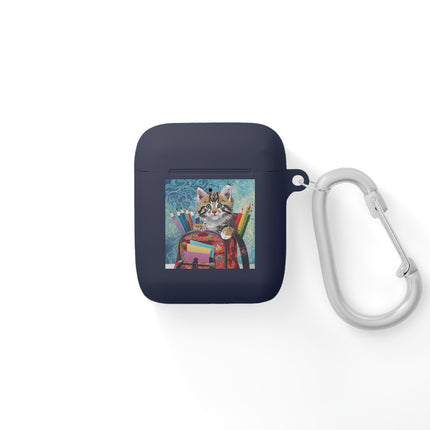 Whiskered Wanderings AirPods Case Cover