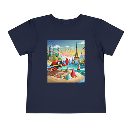 Crab Architect Toddler Short Sleeve Tee