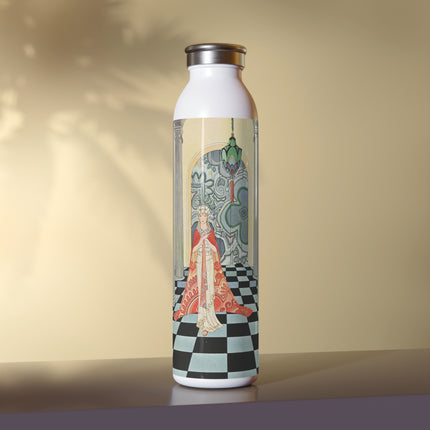 Cadmus Beheld a Female Figure by Virginia Frances Sterrett Slim Water Bottle