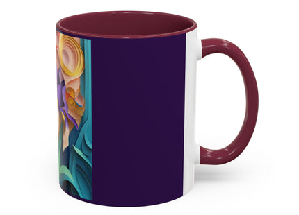The Elegant Iris Flower Colorful Mugs (11oz, 15oz)