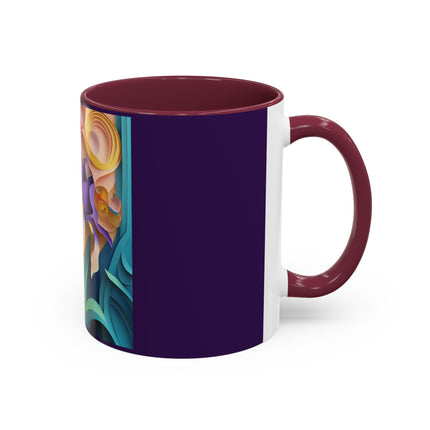 The Elegant Iris Flower Colorful Mugs (11oz, 15oz)