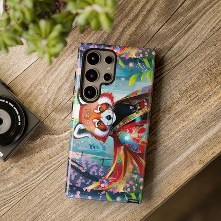 Cybernetic Red Panda Phone Cases