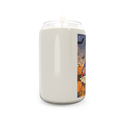 🌙🎃 The Moonlit Garden Walk Scented Soy Candle – Elegant Halloween Charm