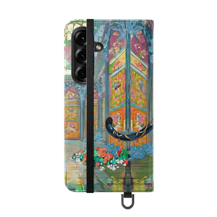 🐾💎 Cyber Panther's Hunt Flip Case – Digital Instinct & Neon Pursuit