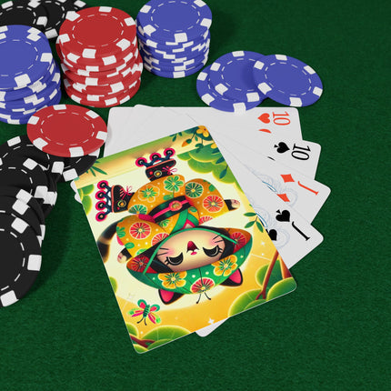Firefly Dance on Wheels Playing Cards
