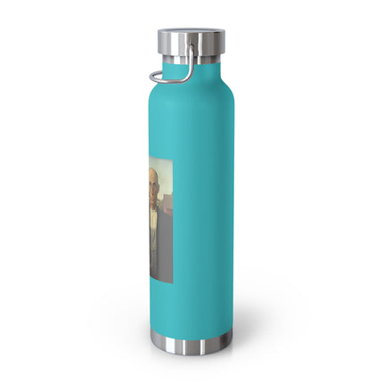 American Gothic by Grant Wood Copper Vacuum Insulated Bottle, 22oz