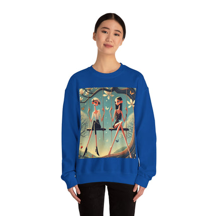 Whispers on the Spring Swing Heavy Blend™ Crewneck Sweatshirt