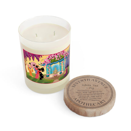 A Dance of Colors and Serenity Scented Candle - Full Glass, 11oz