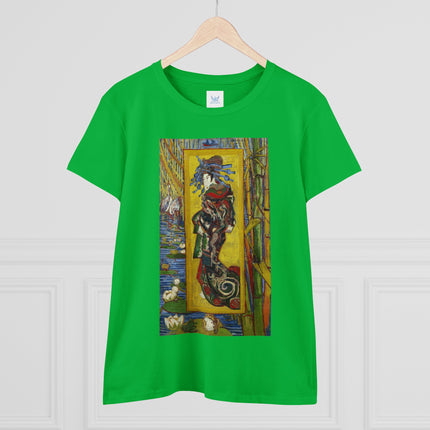 Courtesan (after Eisen) by Vincent van Gogh Women's Midweight Cotton Tee