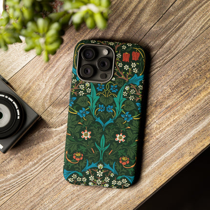 Tulip by William Morris Phone Cases