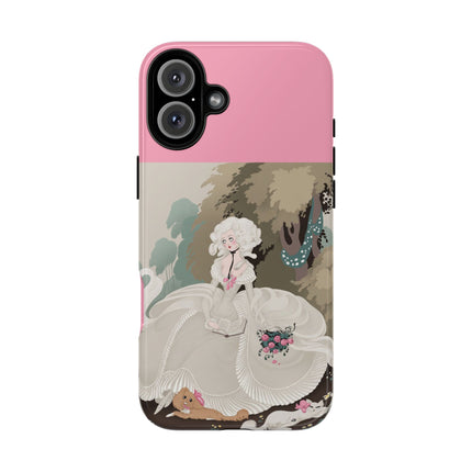 Rococo Garden Reader Phone Case – Whimsical Elegance & Timeless Charm