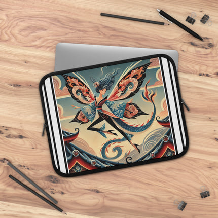Dragon Fairy of the Temple Laptop Sleeve