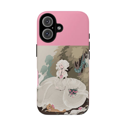 Rococo Garden Reader Phone Case – Whimsical Elegance & Timeless Charm