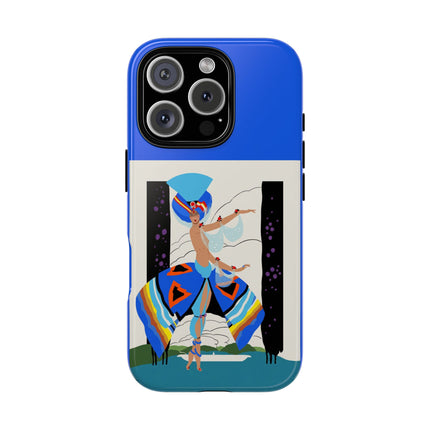 Exotic Dancer Phone Case – Vibrant Performance & Art Deco Flair