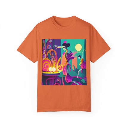 Dance of the Skeleton Ballerinas Unisex Garment-Dyed T-shirt