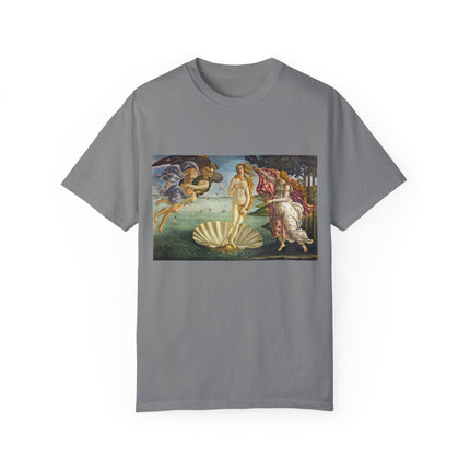 Birth of Venus by Sandro Botticelli Unisex Garment-Dyed T-shirt