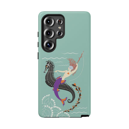 Mermaid on Seahorse Phone Case – Mythic Ocean Grace