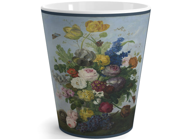 Bouquet of Flowers and a Nest by Sebastian Wegmayr Latte Mug