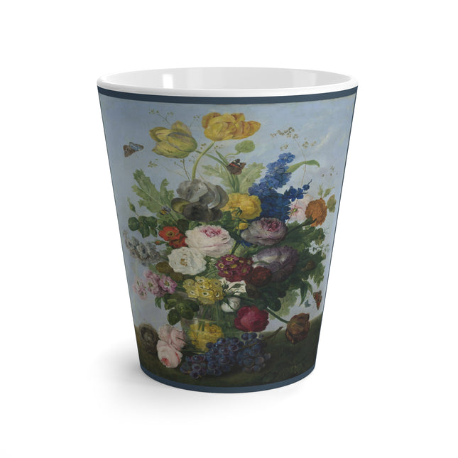 Bouquet of Flowers and a Nest by Sebastian Wegmayr Latte Mug