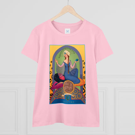 December & Tanzanite (from the Gem Series) by Sofia Chiostri Women's Midweight Cotton Tee