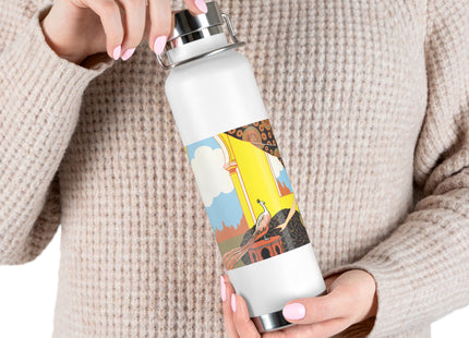 Glimpses of Opulence by Ezio Anichini Copper Vacuum Insulated Bottle, 22oz